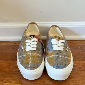 Harris Tweed × Vans Premium Authentic Tan Brown VN000EBNJM9 W/8 M/6.5